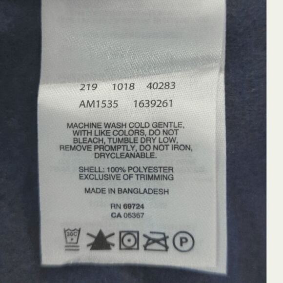 Columbia Men's Steens Mountain Vest‎ Collegiate Navy Full Zip Winter Size L - Picture 6 of 8